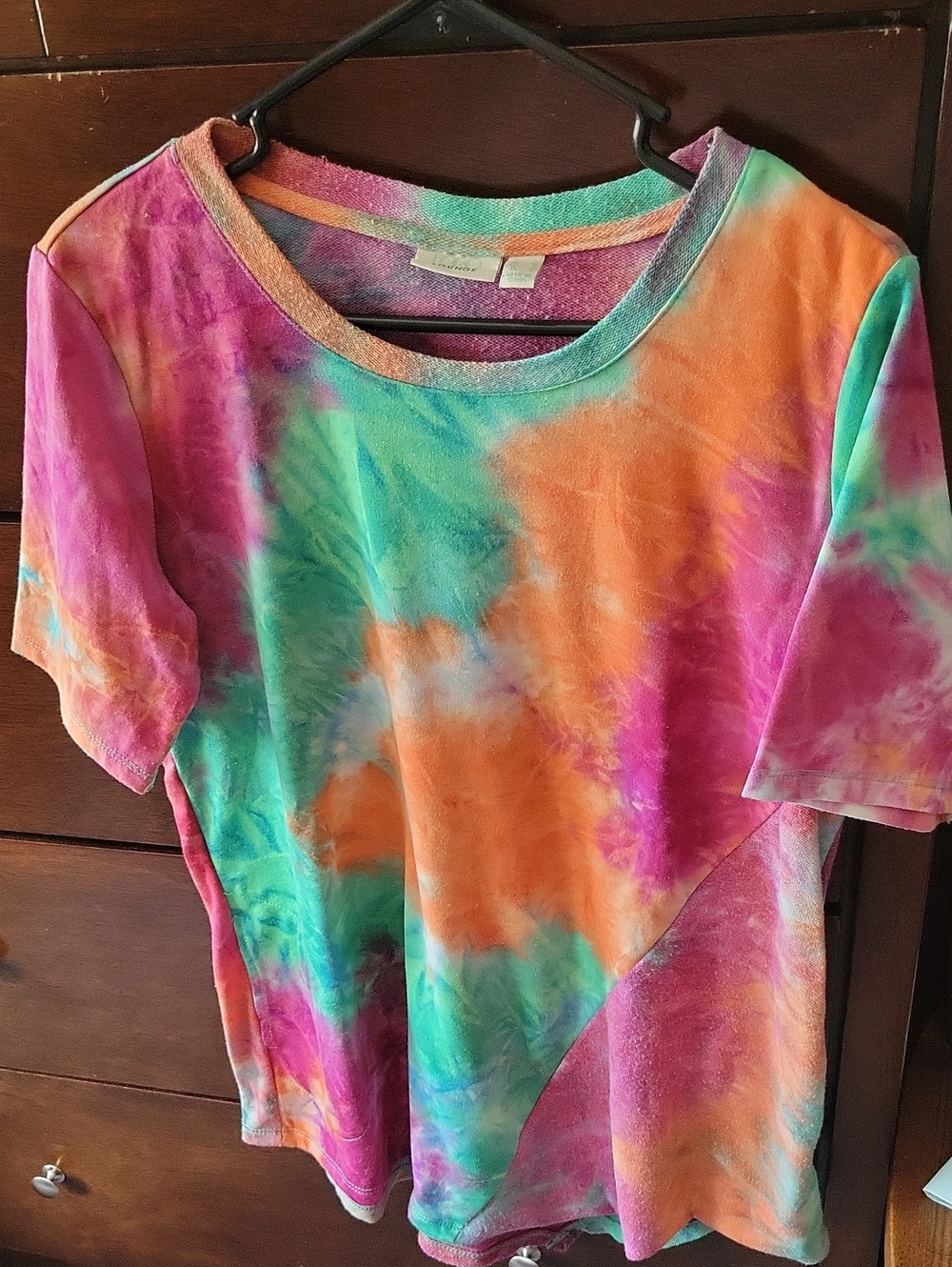 LOGO Lounge Tie Dye French Terry Top